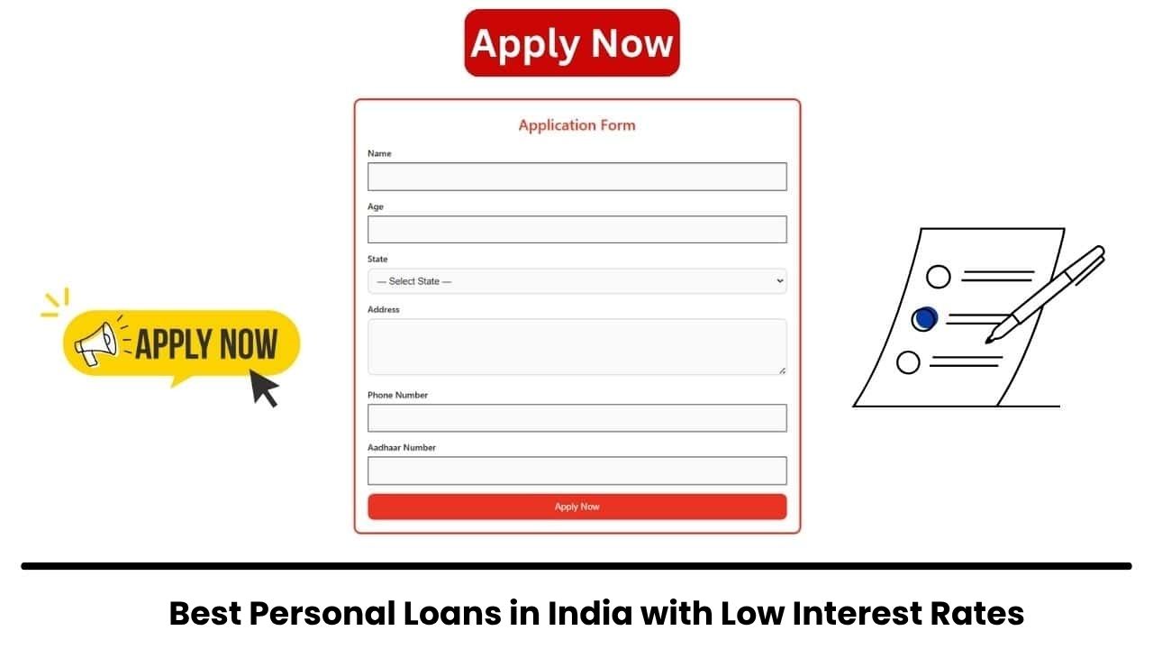 Best Personal Loans in India with Low Interest Rates